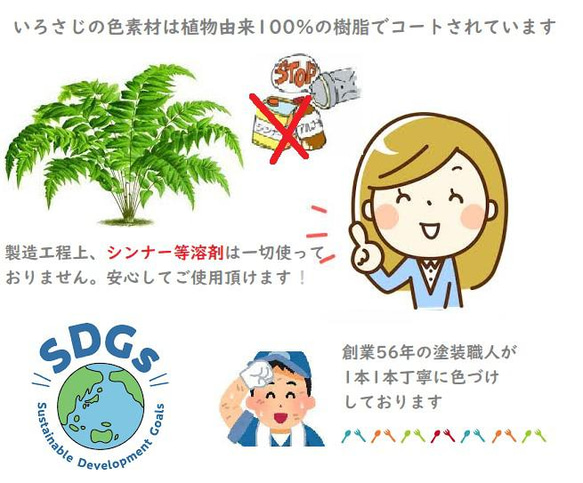 ＼送料無料クリックポスト対応／ いろさじ 先割れ 給食 スプーン ステンレス製 かわいい 弁当 国産 被らない ギフト 3枚目の画像