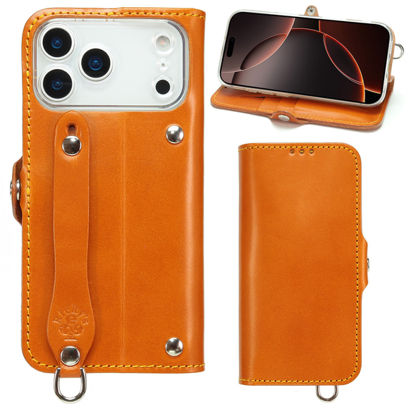 EFGS iPhone 手帳型ケース”14色 iPhone16 15 14 13 12 SE3