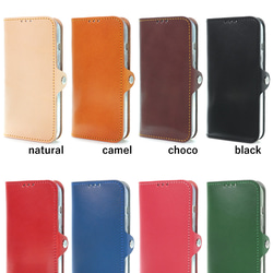 “EFGS iPhone 手帳型ケース”14色 iPhone17 Air iPhone16 SE3 レザー 本革 名入れ 10枚目の画像