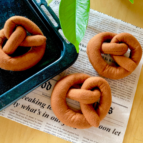 フェルト　おままごと　パンセット他　ハンドメイド 人気No.1⭐︎はじめてのパン屋さんに‼︎おままごと☆フェルトの