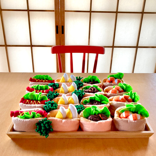 作って遊ぼう‼︎おままごと☆フェルトのホットドッグセット おもちゃ
