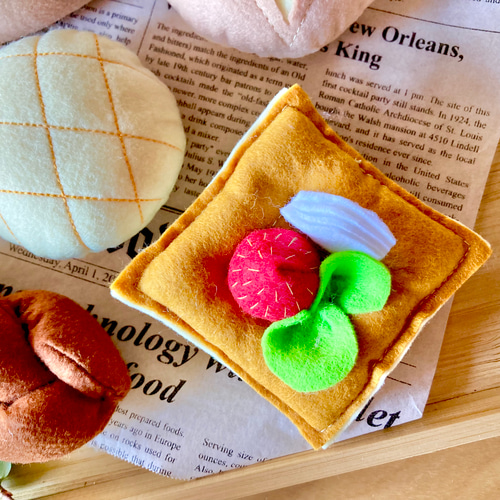 トングなし‼︎おままごと☆フェルトのパン屋さん おもちゃ・人形