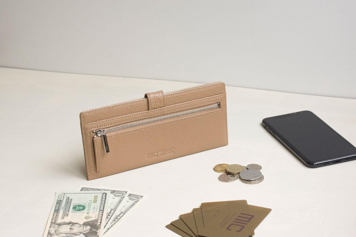 刻印可】厚みわずか5mmの薄型長財布（小銭入れあり