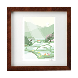 風景画 絵画 (額入り) ☆サイン有り☆エディション番号入り