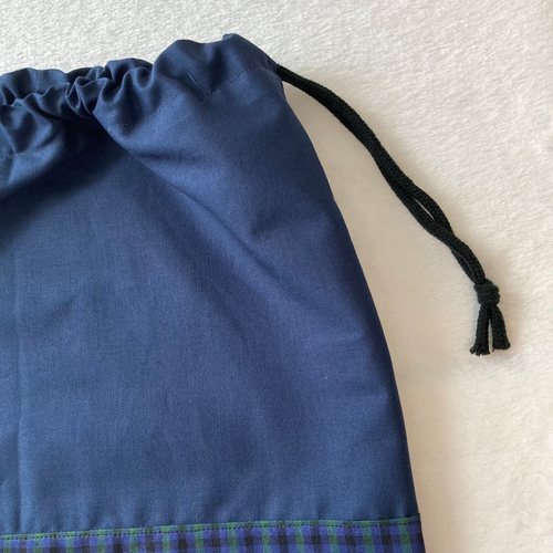 ☆人気商品☆体操服袋 巾着ファミリア風チェック 体操服袋・お ☆人気商品☆体操服袋 巾着ファミリア風チェック 体操服袋・お