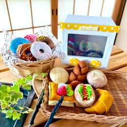 受注製作】フェルトおままごと えらべるアイスクリームセット おもちゃ