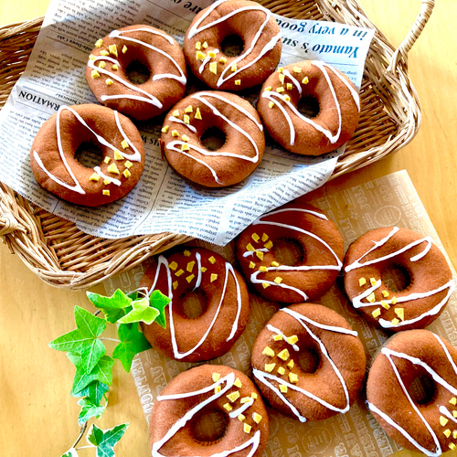 おままごと☆フェルトのオーブンレンジでパン&ドーナツ 屋さん