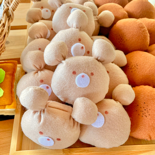 おままごと☆フェルトのオーブンレンジで大盛りパン屋さん おもちゃ