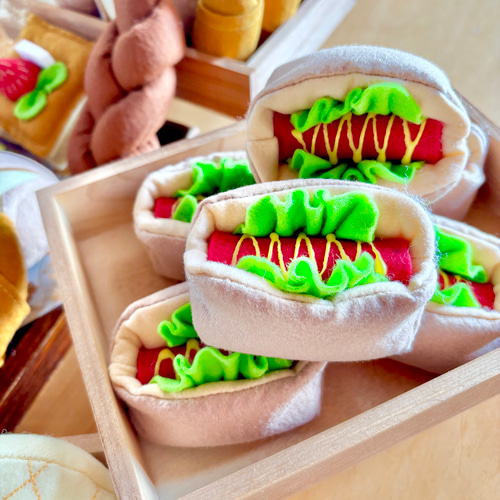 40 フェルトままごと 中華 オーダーページ ④フェルトままごと