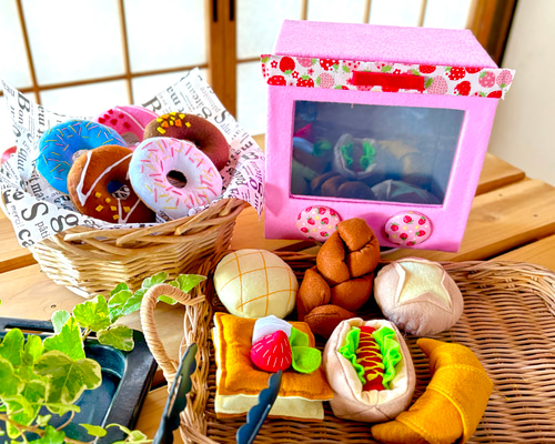 merinomi 小さなケーキ屋さんセット　ピンク　meribun merinomiさんの【小さなケーキ屋さんSET】 | 虹色文具&本