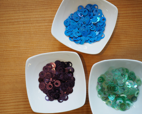 スパンコール 色々セット スパンコール3カラーセット(S3) ビーズ AMBER 通販 8388712