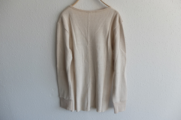 [所有尺寸皆有貨] yohaku 棕色棉質保暖長袖內衣 | Kinari | 男女皆宜 4 種尺寸 第4張的照片