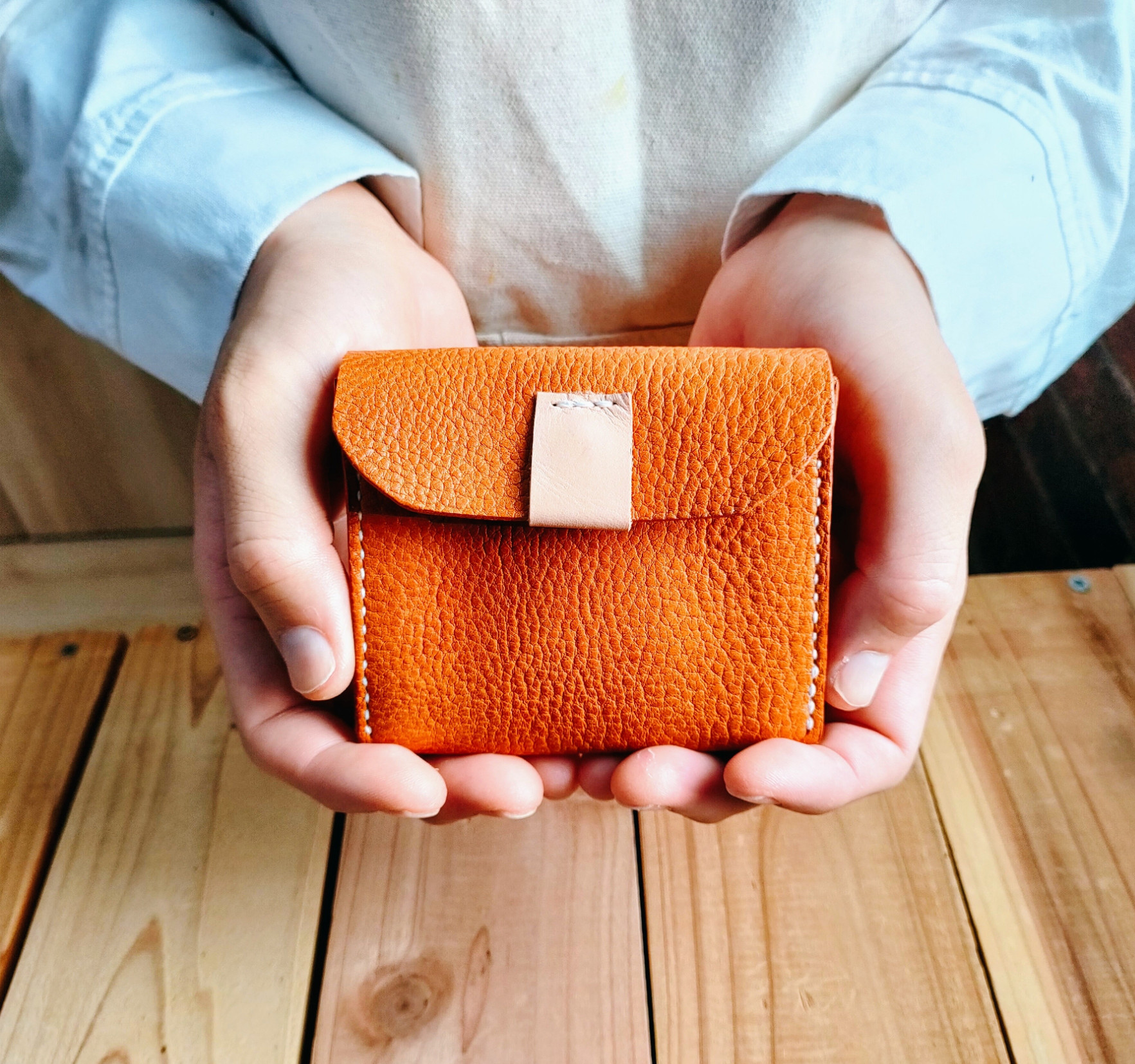 専用ご依頼品　ミドルウォレット？ミニウォレット？財布　ヌメ革