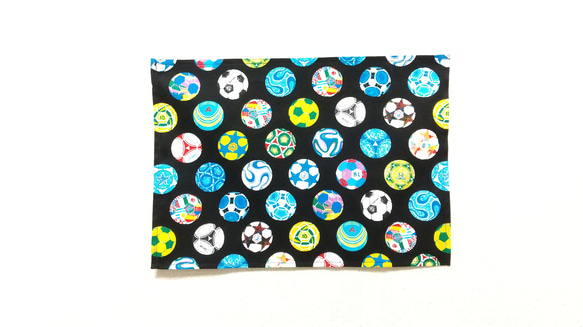 サッカーボール　色・サイズが選べる ランチョンマット 3枚目の画像