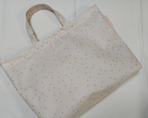 幅広/大きめ/グレイッシュピンク/星の綿麻/水玉/ミルティーユ/雨の日の