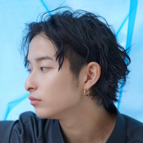 片耳用！ 14kgfシンプルフープピアス（18mm）片耳 メンズ ゴールド