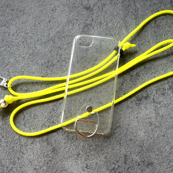 智能手機防摔斜角智能手機肩帶（黃色） 第4張的照片