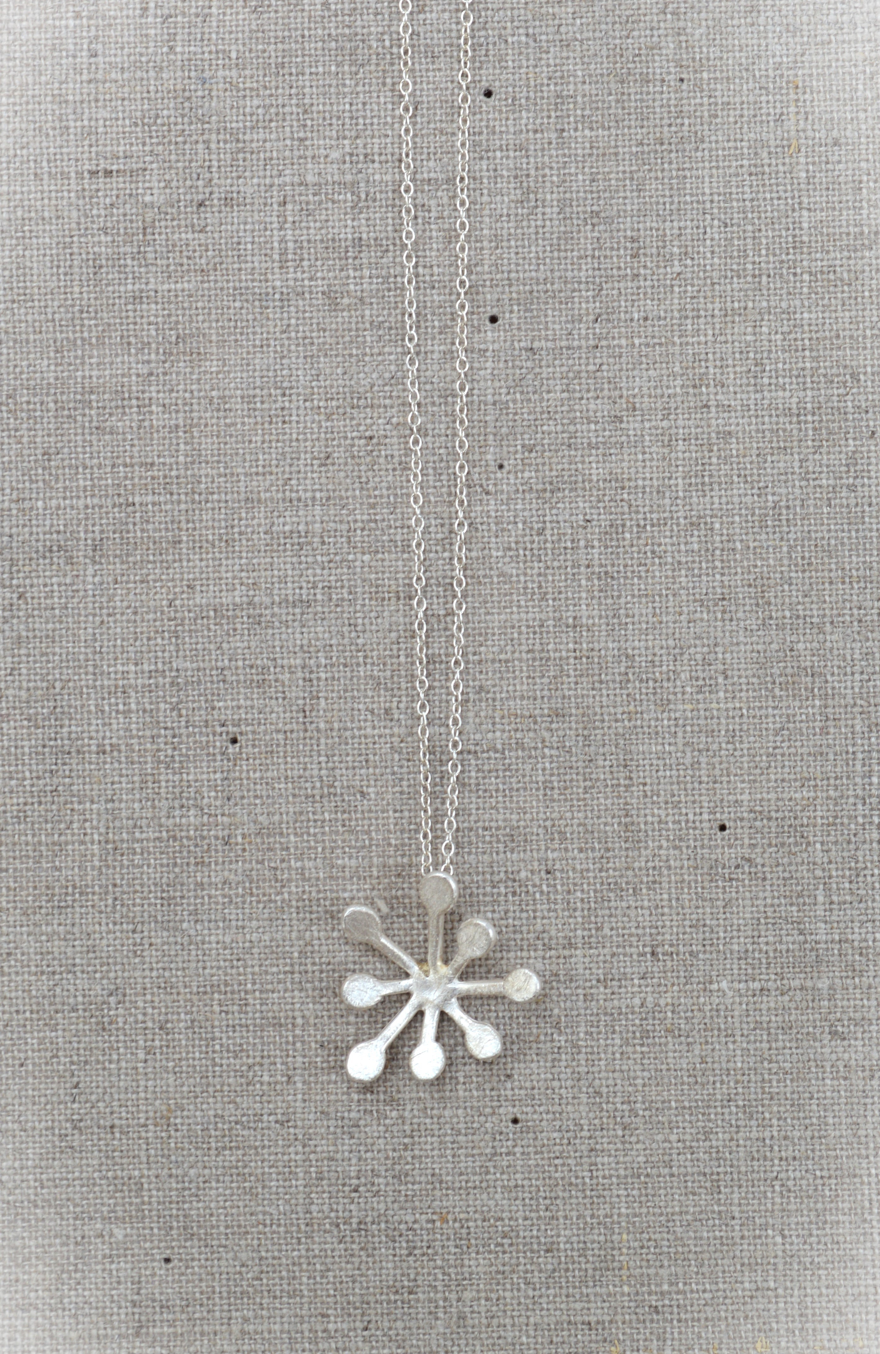 21．Flor pequeña はなS　ペンダント　シルバー925