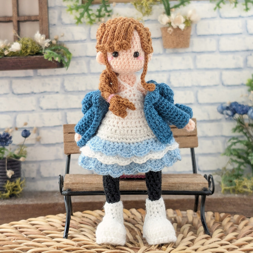 Ameri NEEDLE CHECK DRESS デニムワンピース(サイズM) AMERI NEEDLE