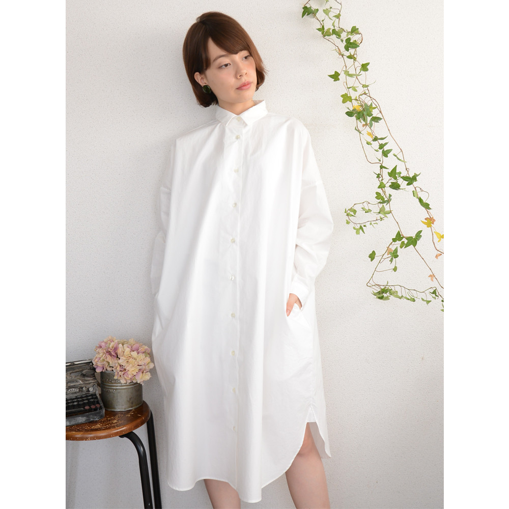 ◇◆◇タイプライター long shirts onepiece_white