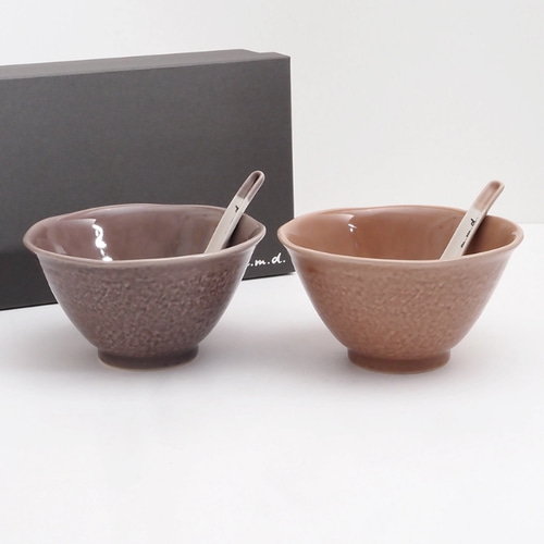 丼ペアセット（ギフトボックス付）/どんぶり/れんげ/瀬戸焼 お椀