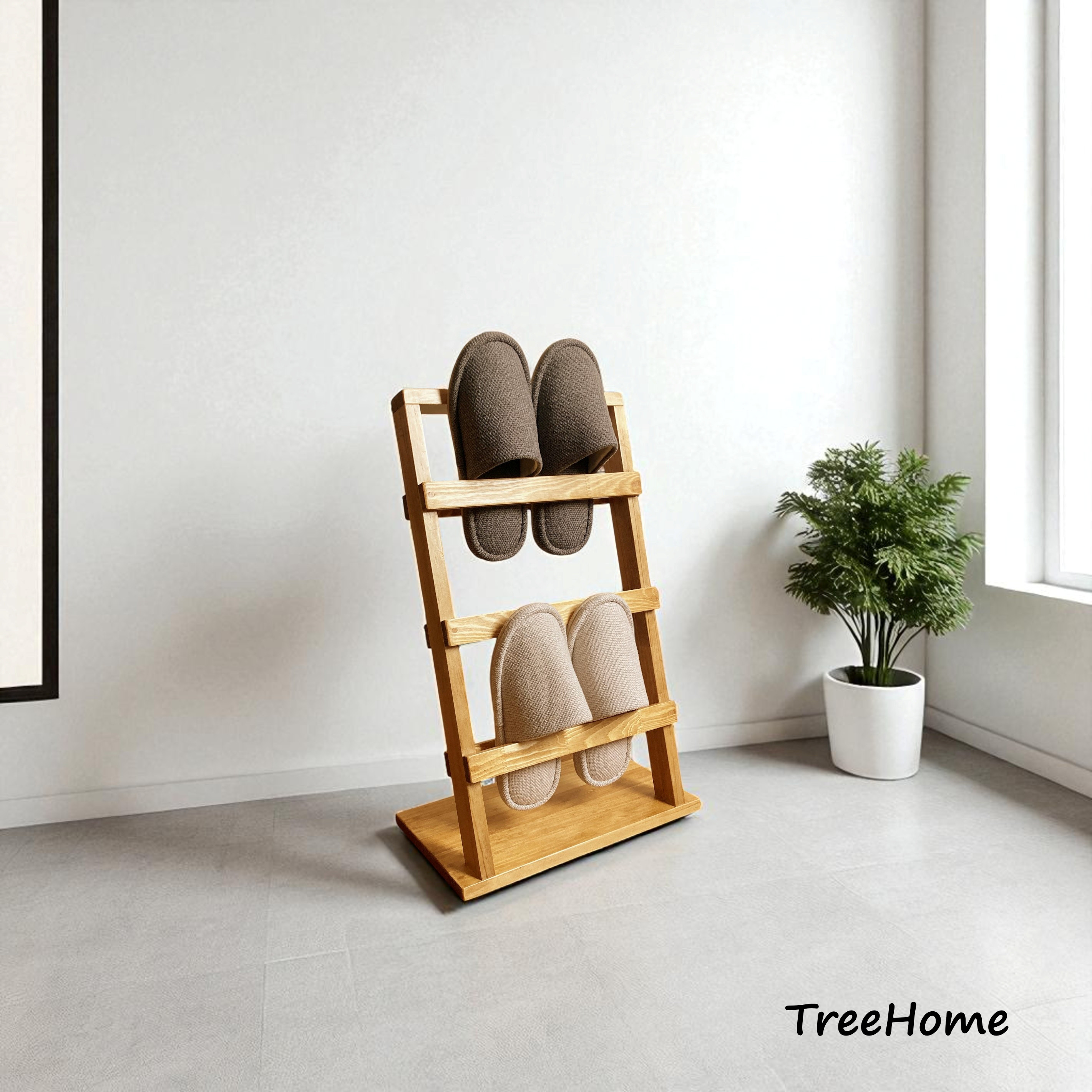 『ku-ku　01』スリッパラック　スリッパスタンド　スリッパ収納　スリッパ　木製