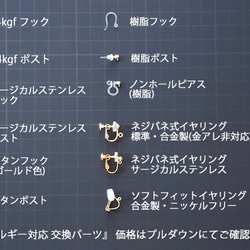 14kgf 猫とラピスラズリのカラーストーンピアス／イヤリング｜◇12月誕生石◇ Lapis Lazuli 6枚目の画像