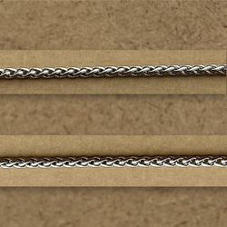 [訂單銷售/30M] 鏈寬（外徑）2.8mm 外科不銹鋼繩鏈SUS304銀 第2張的照片