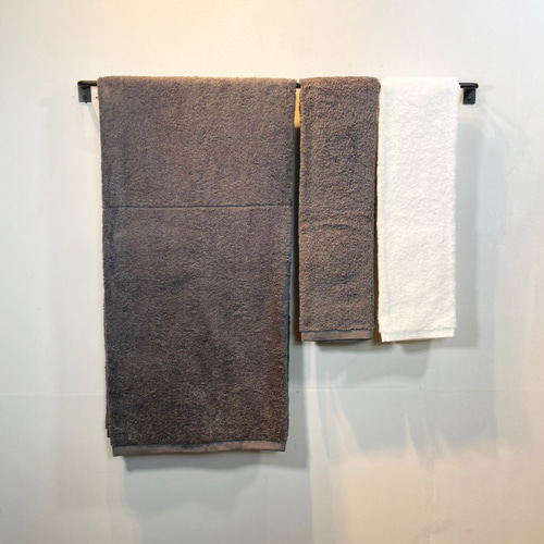 オーダーサイズ可 / 職人が作るアイアンバー / 65cm / タオルハンガー