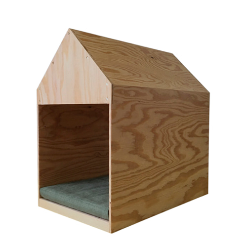 オーク材】木製犬小屋 ナチュラル