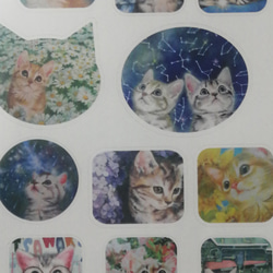 再再再…販☆猫の絵いろいろ☆シールシート30種類 6枚目の画像