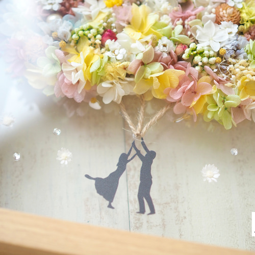 家族の名前入り◎新築祝い/結婚祝い/玄関飾り》幸せのバルーン