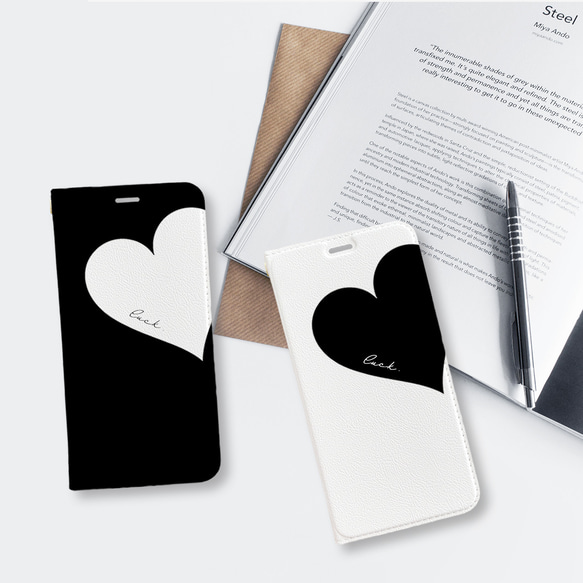 【Harper & Blake】UK発★手帳型スマホケース Hearts/ハート 送関込【Harper & Blake】UK発!手帳型スマホケース Heart/ハート