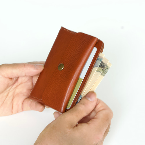 フラグメントケース お札二つ折り | Italy本革・レザー【letamiW