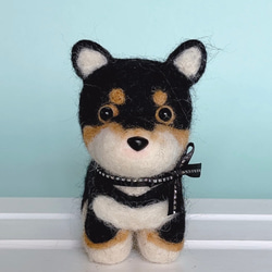 ロングコートチワワ（クリーム）の羊毛フェルト 犬 羊毛フェルト chai