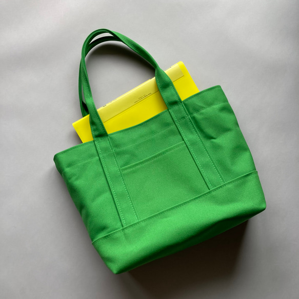 L)肩がけできるかるいトートバッグ 「 ALL 」（ モスグリーン