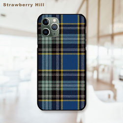 日常 に溶け込む 上質 な チェック柄 タータン チェック スマホケース 樹脂  スマホカバー けいたいカバー グーグル 1枚目の画像