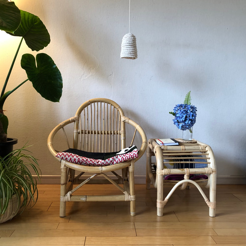 あささま専用】モモナチュラル ラタンチェア LOTTI③ あささま