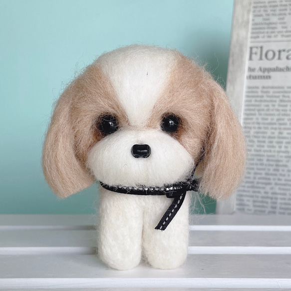 2024激安通販 シーズーの羊毛フェルト 犬 通販 chai♡hima 羊毛フェルト 羊毛フェルト