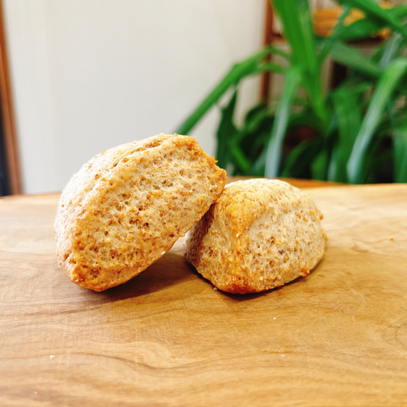 全粒粉のスコーン　<グラハム入全粒粉使用> 2袋セット 1枚目の画像