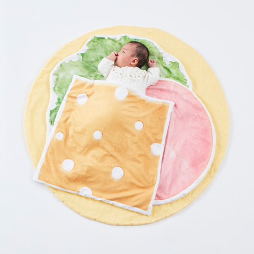 クレープ おくるみ Amazon.co.jp: 寝相アート マット サニーマット 赤ちゃん 円形