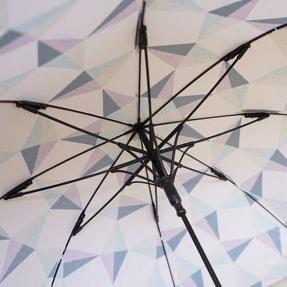 竹の傘 kaleido 晴雨兼用 長傘 ALCEDO 161006 日傘 雨傘 カレイド 18枚目の画像