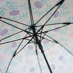 竹の傘 flower light gray 晴雨兼用 長傘 ALCEDO 161010 日傘 雨傘 フラワー 16枚目の画像