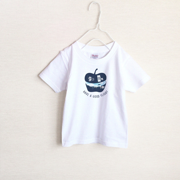 りんご旅行　Tシャツ（キッズ） 2枚目の画像