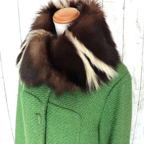 新的古董皮草¶稀有的臭鼬皮草nejiri snood“ raskin” 圍脖（多圈） new