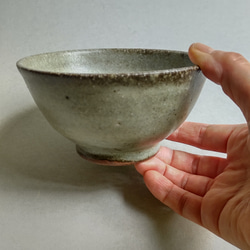 マット灰釉茶碗 4枚目の画像