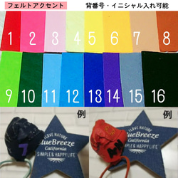 受注製作【ミニグローブ】赤色 右 ⚾️  イニシャル・背番号入れ♪ 野球 卒団記念☆ 7枚目の画像