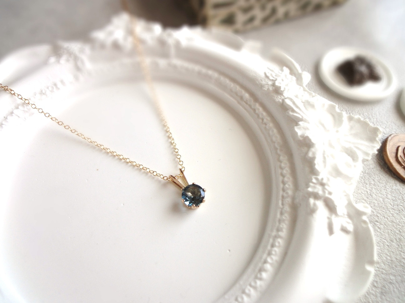 Sun stone/14kgfネックレス | nenenjewelry