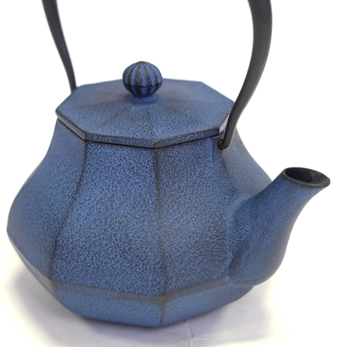 南部鉄器 鉄瓶 「みやび」 青 0.4L その他キッチン小物 南部鉄器工房