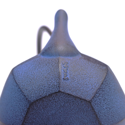 南部鉄器 鉄瓶 「みやび」 青 0.4L その他キッチン小物 南部鉄器工房